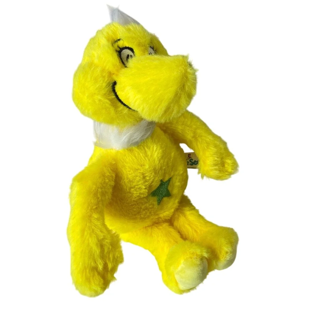 Dr Seuss Yertle the Turtle Plush Toy Character Stuffed Animal Yellow Star‎ Belly